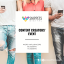 Content Creators' Event by Snippets